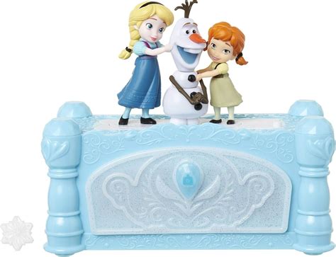 Amazon.com: Disney Frozen Musical Jewelry Box with Do You Want To Build A Snowman Song, Watch ...