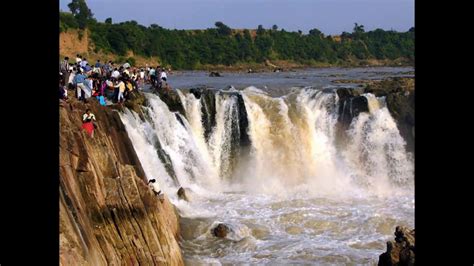 Dhuandhar Falls Bhedaghat - Jabalpur - YouTube