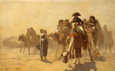 Napoleon during his campaign in Egypt: Jean-Léon Gérôme