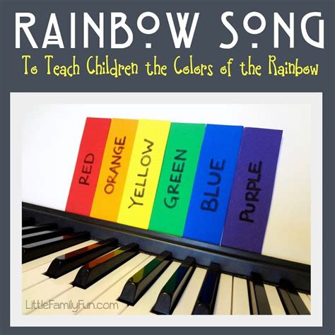 Little Family Fun: Rainbow Song | Rainbow songs, Craft activities for ...