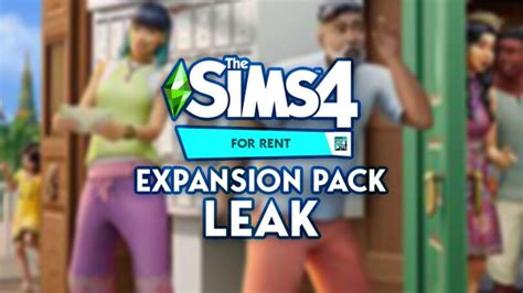 Official Leak: The Sims 4 For Rent Expansion Pack