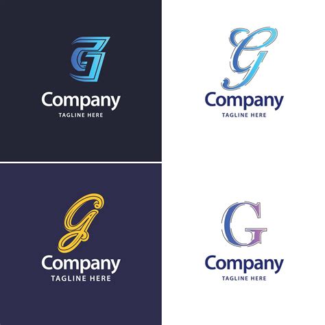 Letter G Big Logo Pack Design Creative Modern logos design for your ...