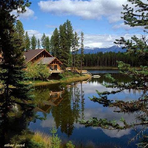 Pin by Athar Javed on Lakes | Rustic cabin, Lake house, Cabins in the woods