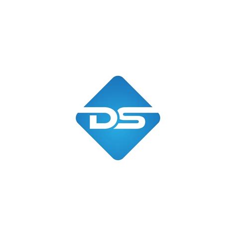 Premium Vector | Vector ds letter logo design template