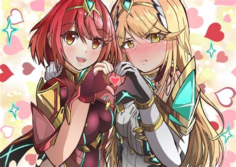 Mythra and Pyra. - 9GAG