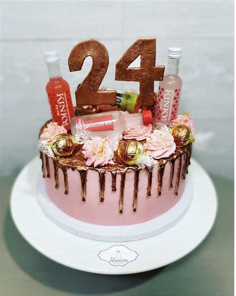 24th Birthday cake | Ideias aniversario, Lindas mensagens para whatsapp ...