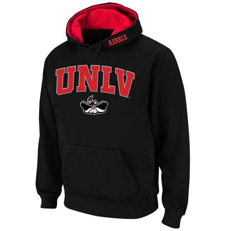 UNLV Rebels Stadium Athletic Arch & Logo Pullover Hoodie - Black ...