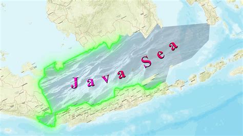 Java Sea Map . 32308466 Stock Video at Vecteezy