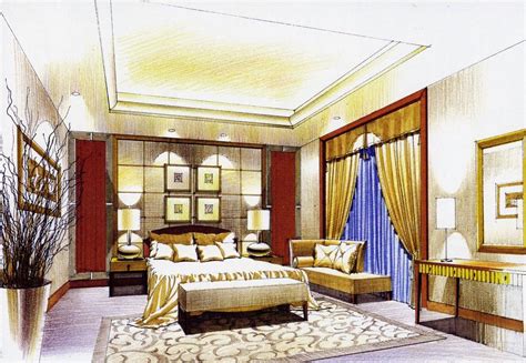 Bedroom interior design sketch #sketch #art #interior #design #bedroom ...