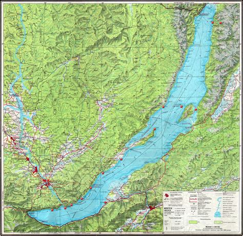 Lake Baikal Map - Lake Baikal Russia • mappery