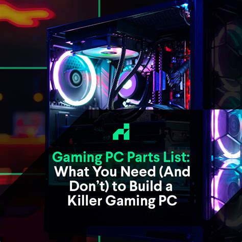 Parts Needed to Build a Gaming PC | List of PC Build Parts