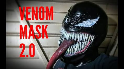 Venom Cosplay Mask 2.0 DIY build video - YouTube