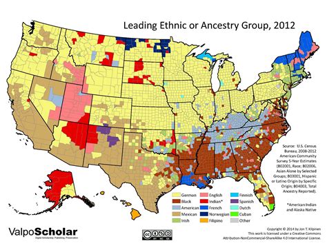 a map shows the percentage of people living in each state, according to ...