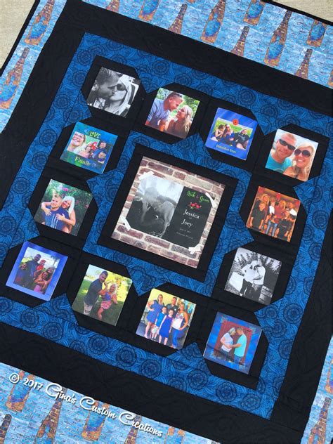 Wedding Gift: Photo Memory Quilt | Memory quilt, Quilts, Photo memories