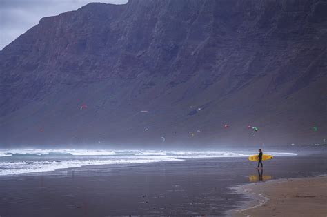 Hang Ten in the Beautiful Beaches of Famara, Lanzarote - Iberia Joven