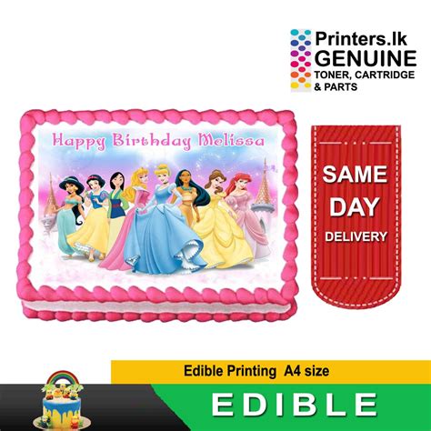 Edible Printing Sri Lanka Wafer and Icing Sheet A4 size