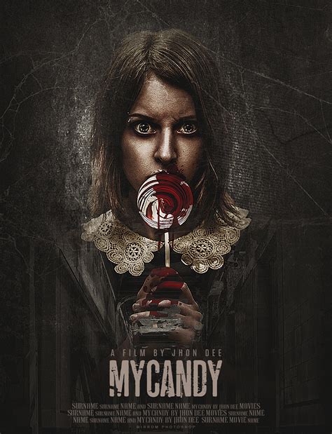Create a My Candy Horror Movie Poster Design in Photoshop CC