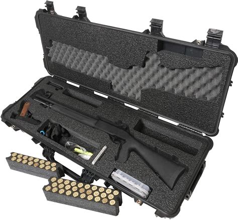 Case Club Waterproof Tactical Shotgun Case with Silica Gel & Accessory Box