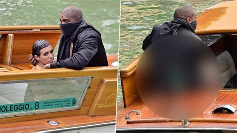 Kanye West Bares His Butt During Boat Ride in Venice With Wife Bianca Censori, Gives Onlookers ...