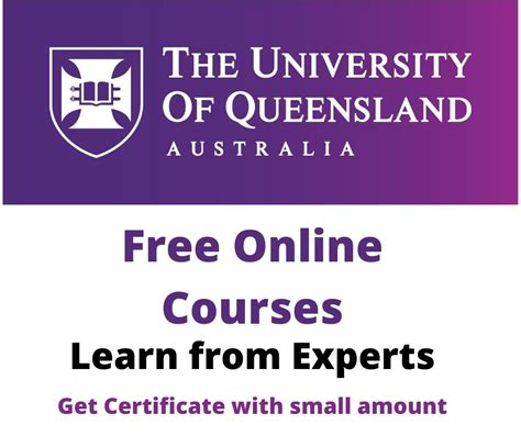 University of Queensland Free Online Courses Australia 2023