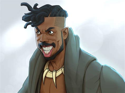 Killmonger from Black Panther by xidingart on DeviantArt