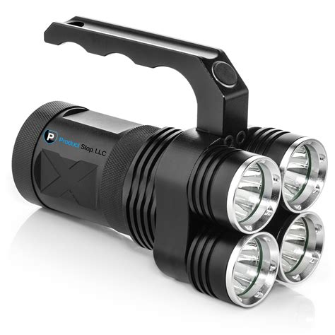 Worlds Brightest Spotlight - 4000 Lumen High Power LED Rechargeable ...