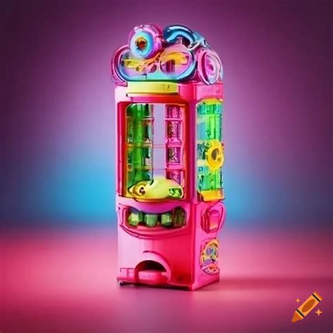 Colourful mechanical electronic toy on Craiyon