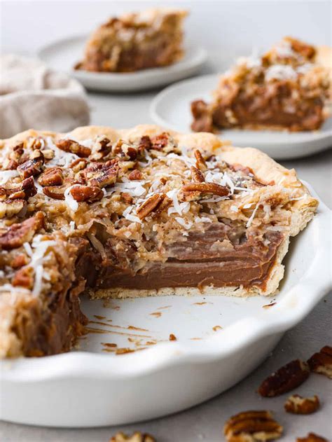 Coconut Pecan German Chocolate Pie Recipe | The Recipe Critic