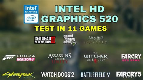 Intel HD Graphics 520 Gaming Test ! 2021 - YouTube