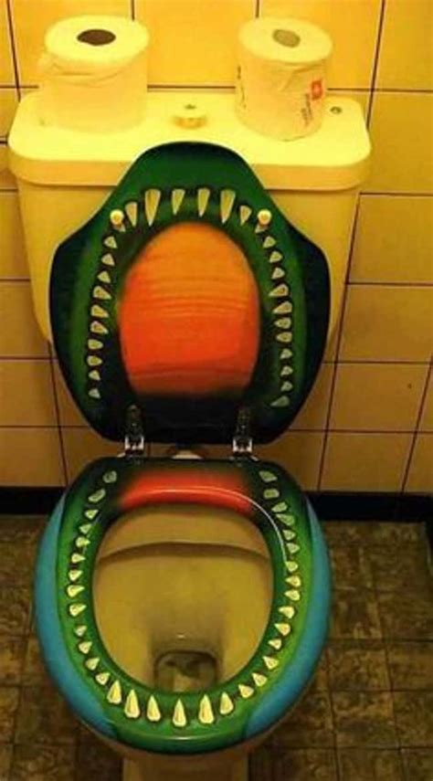 16 Funny Toilet Seat Covers That Make Your Bathroom Awesome