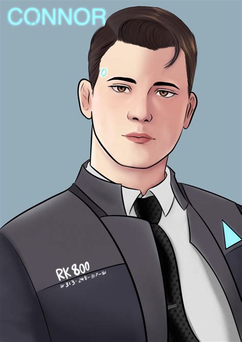 connor fanart : DetroitBecomeHuman