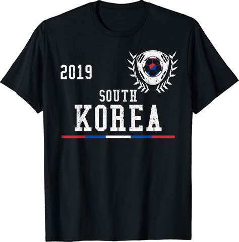 South Korea Football Jersey 2019 Korean Soccer Jersey T-Shirt: Amazon.co.uk: Clothing