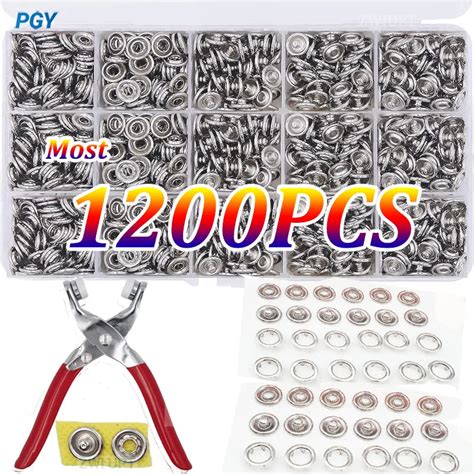 Versatile Snap Fastener Kit: 400-1200PCS for Your DIY Needs – beautybella