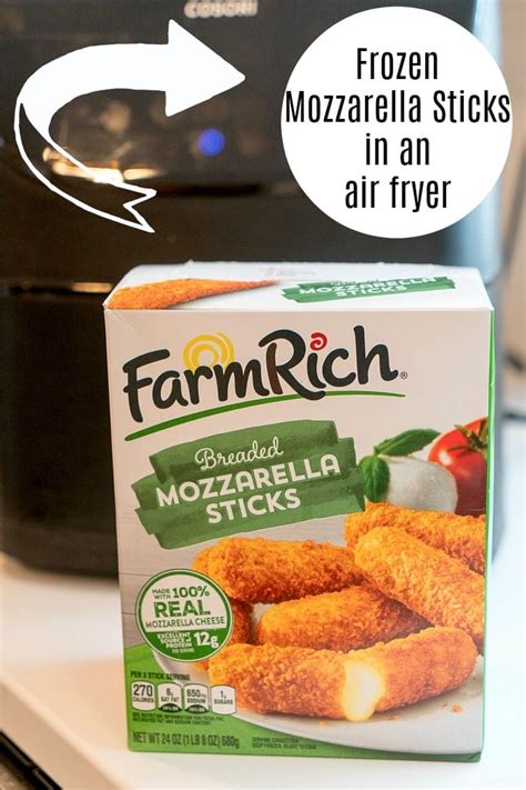 Frozen Mozzarella Sticks in Air Fryer - Ninja Foodi Mozzarella Sticks