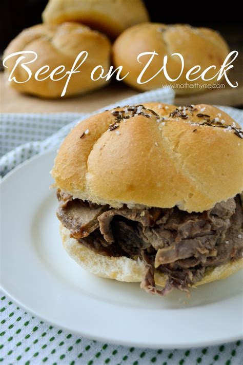 Beef on Weck | Mother Thyme