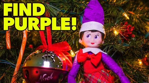 Elf on the Shelf Challenge 🎄🍬🎄 Purple Elf - YouTube