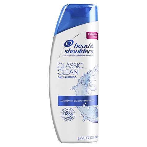 Head and Shoulders Classic Clean Daily-Use Anti-Dandruff Paraben Free Shampoo, 8.45 fl oz ...