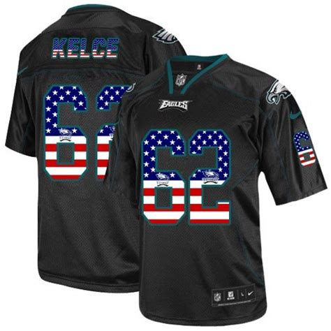 Eagles Jason Kelce US Flag Black Edition Jersey – US Sports Nation