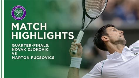 Novak Djokovic vs Marton Fucsovics | Quarter-Final Highlights ...