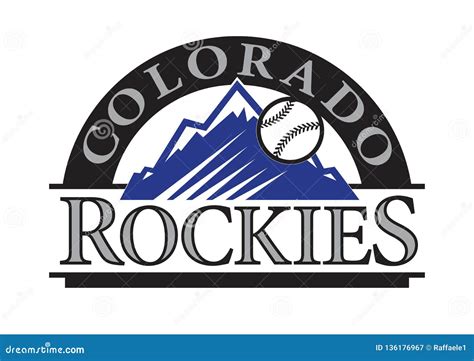 Colorado Rockies Logo editorial photography. Illustration of format - 136176967