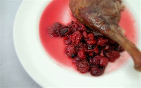 Slow-roasted Duck with Spiced Sour Cherry Sauce - Nourished Kitchen