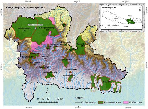 Maps of Kangchenjunga Landscape - ICIMOD