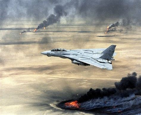 F-14 Fighter In Flight Over Burning by Everett | Fighter jets, Fighter ...