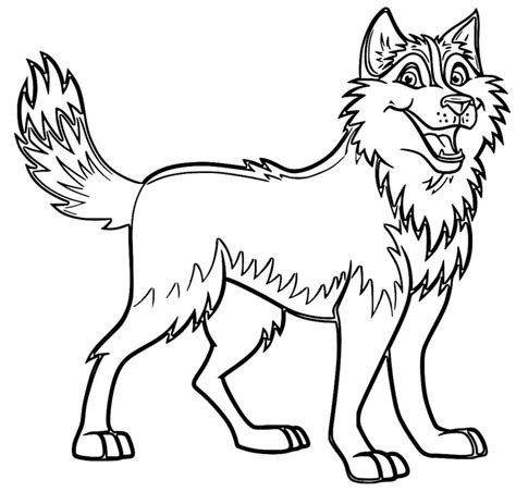 Cachorro Husky Engraçado para colorir, imprimir e desenhar - Colorir.Me