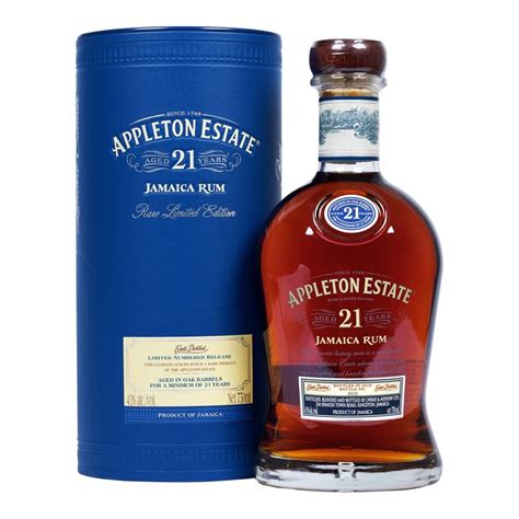 Appleton Estate 21 Year Old Rum - Spirits from The Whisky World UK