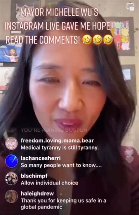 Boston Mayor Michelle Wu swarmed on Instagram Live over mandates