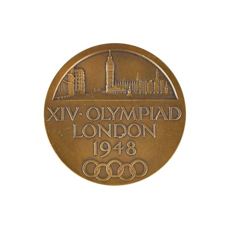 London 1948 Summer Olympics Bronze Participation Medal | RR Auction