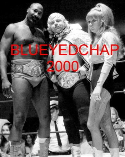 BEARCAT WRIGHT-BOBBY SHANE & MISS SHERRI WRESTLER 8 X10 WRESTLING PHOTO ...