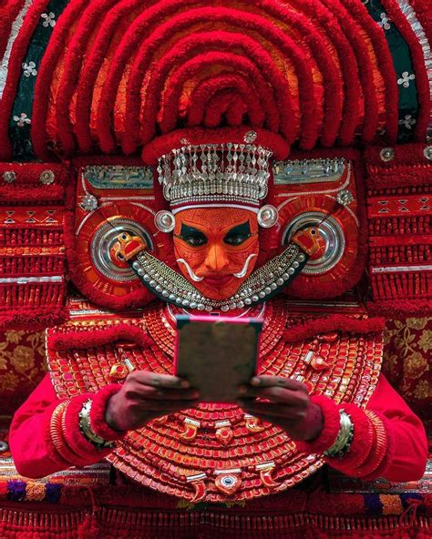 Theyyam is the dance of gods, a ritual art that is performed in the sacred temples of in the ...