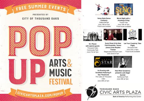 Thousand Oaks Presents Pop-Up Arts & Music Festival – June 14-29, 2019 | Macaroni Kid Conejo ...